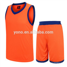 2017 best quality competitive price basketball jersey new model plain basketball uniform kit